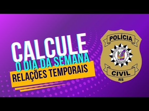 ​🎯 RACIOCÍNIO LÓGICO FGV | Cálculo de Dias da Semana (Calendário) para Concursos