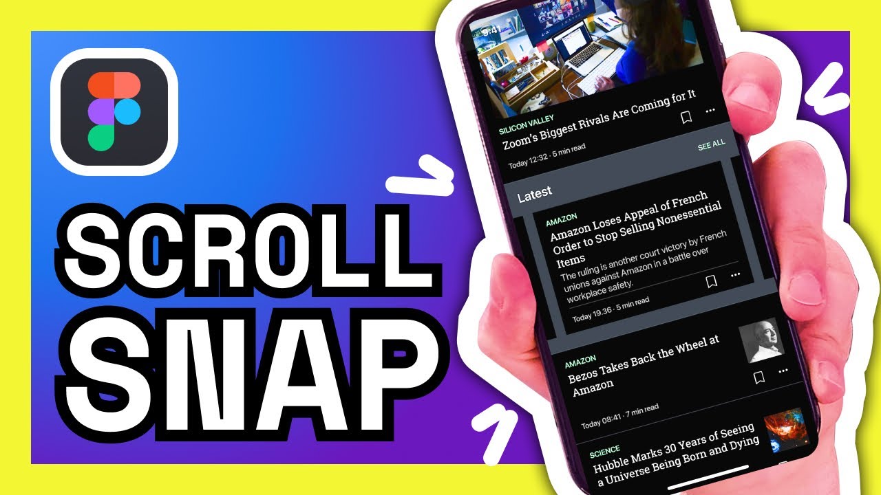 Horizontal Scroll Snap | Advanced Figma Prototyping