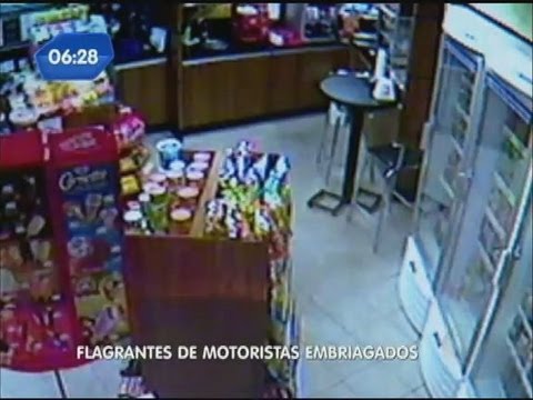 Flagrantes: motoristas embriagados causam graves acidentes