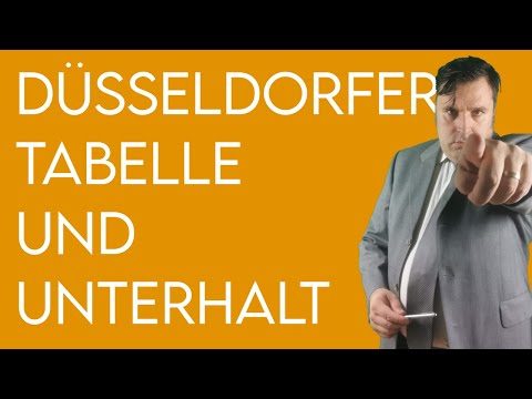 Düsseldorfer Tabelle und Unterhalt erklärt