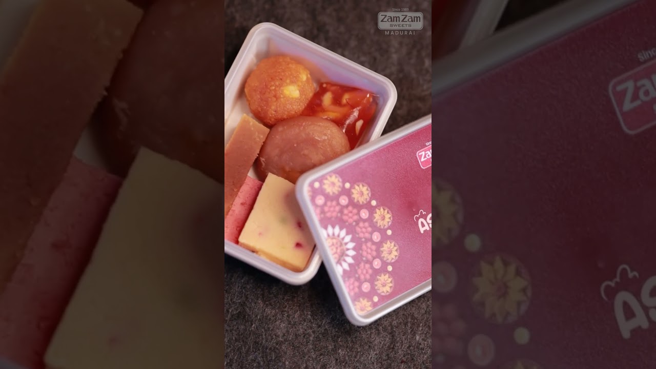 Assorted sweet box from Zam Zam Sweets