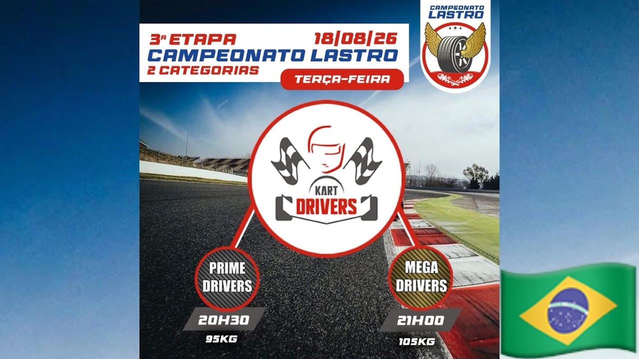 AO VIVO - KART DRIVERS - 18/08/2026