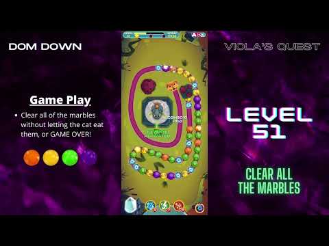 Viola's Quest 🟣🟠🔴 / Level 51 / Dom Down