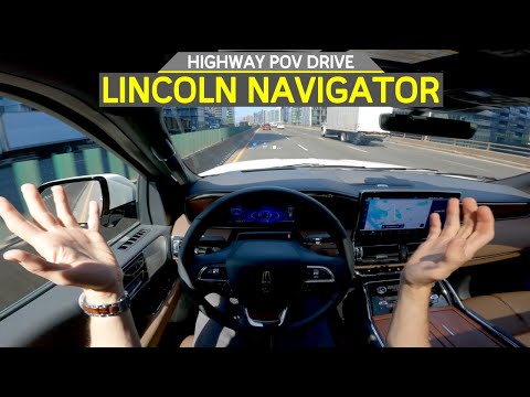 HANDS FREE ACTIVE GLIDE vs SUPER CRUISE! - 2022 Lincoln Navigator - Highway POV Drive