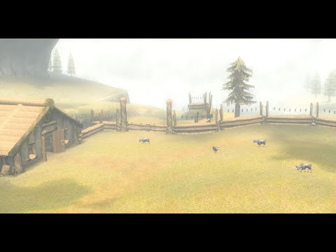 Twilight Princess Music - "Ordon Ranch" with Rain (For Sleeping, Studying, Background Noise, etc)