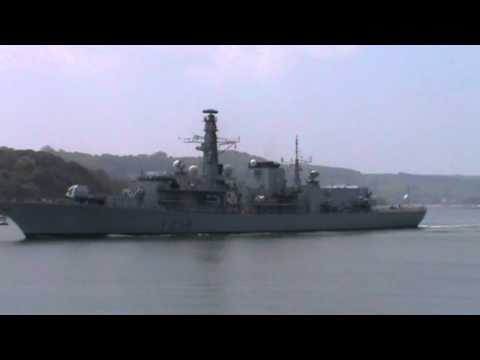 HMS Northumberland F238 @ Mount Wise 21.05.12