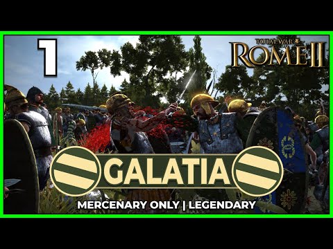 🔴LIVE! LEGENDARY GALATIA CAMPAIGN | MERCENARY ONLY | Total War Rome 2