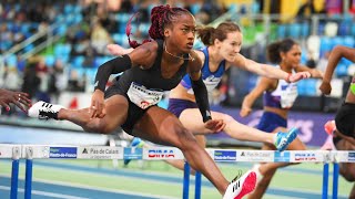 Liévin 2020 : Finale 60 m haies F (Cyréna Samba-Mayela en 8''06) Liévin 2020 : Finale 60 m haies F (Cyréna Samba-Mayela en 8''06)