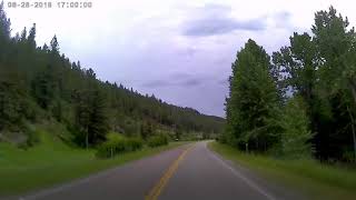 preview picture of video 'View On Highway 89 To Yellowstone By Motorcycle'