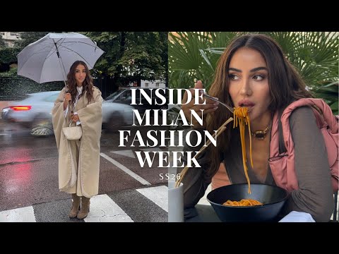Milan Fashion Week SS26 Vlog | Prada, Dolce & Gabbana, Ferragamo, Max Mara & All the Madness