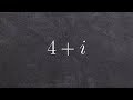 Tutorial - Finding the absolute value of a complex number ex 5, (4 + i)