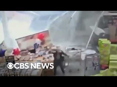 No injuries after roof collapses at New Jersey BJ's Wholesale Club due to heavy rain, flash flooding