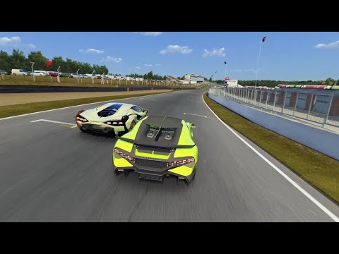 Bugatti Divo vs Lamborghini Sian at Brands Hatch