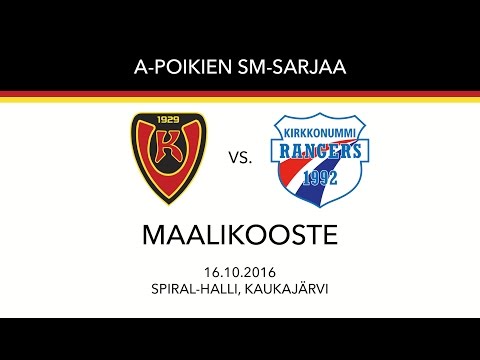PASM: Koovee-Rangers, 16.10.2016, Maalikooste