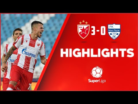 FK Crvena Zvezda Belgrad 3-0 FK Novi Pazar :: Résumés :: Vidéos