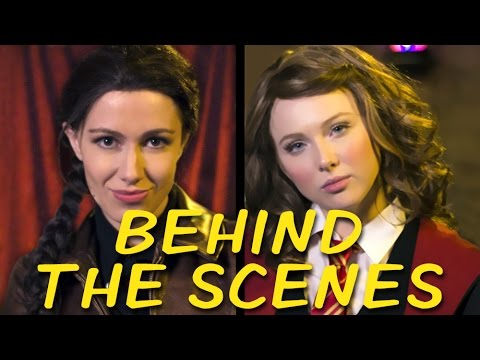 KATNISS vs HERMIONE Behind the Scenes (Princess Rap Battle)