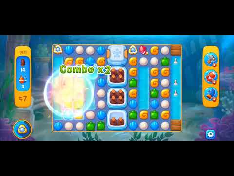 Fishdom Easy Level 10128 (with ingame lightning booster) @choraelmin