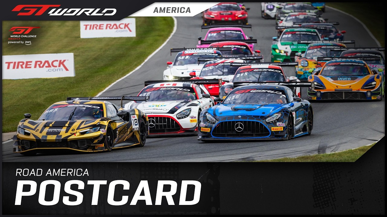 Postcard | Road America | GT World Challenge America powered by AWS