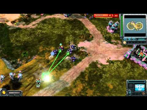 Eminence(E) vs aznx123(S) - Infinity Isle - Red Alert 3