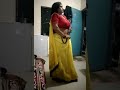 Saree Wearing Vlog Yellow Saree Special Vlog