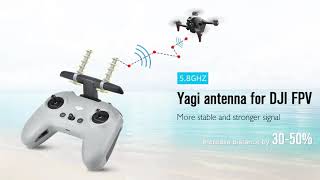 Yagi-UDA Signal Booster Range Remote Controller Antenna for DJI FPV Drone Combo Accessories (5.8GHZ)
