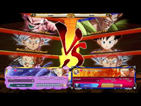 PC DBFZ - COM 9 - SaGe vs Lucar LF'S