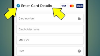 How To Enter Card Details Of Credit Card And Debit Card | Card Number/Card Holder Name/Cvv