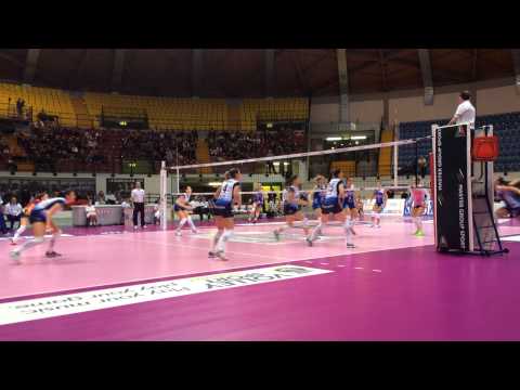 Ultimo punto primo set A2F: Monza-Aversa