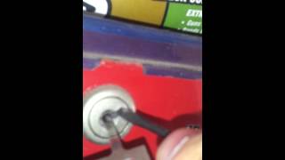 How to open craftsman lock w/o key