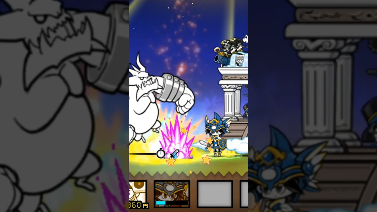 Ver15.3 第4形態 100%爆波 ネコクエストヘブン【にゃんこ大戦争】#battlecats