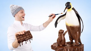 הפכתי שוקולד למשפחת פינגווינים