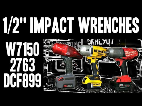 1/2" Impact Wrenches - W7150 vs 2763 vs DCF899 ( Milwaukee / Dewalt / Ingersoll Rand )
