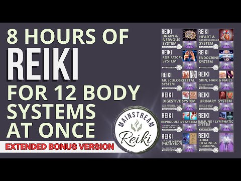 8-Hour Reiki Session 🙌 Full Body - 12 Body Systems - Perfect for Sleeping or Working