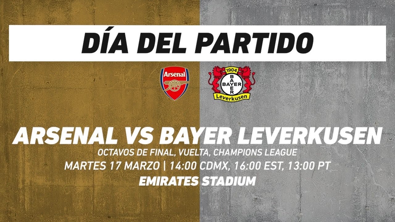 Arsenal vs Bayer Leverkusen, frente a frente: Champions League