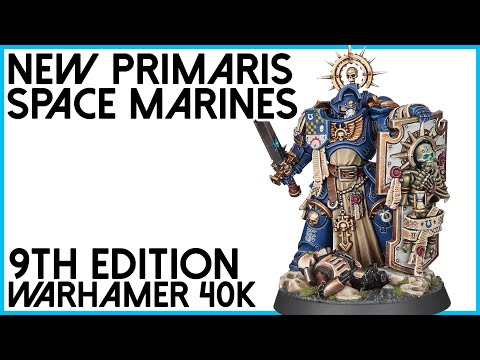 New Primaris Space Marines in the 9th Edition launch box for Warhammer 40k! Indomitus!
