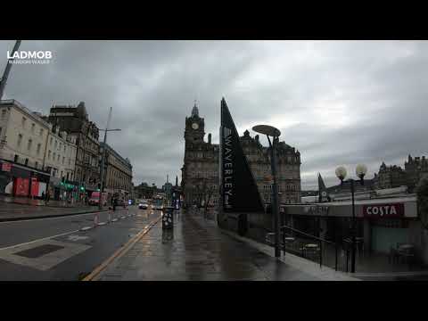 Estação Waverley de Edimburgo | Caminhando na Escócia - Edimburgo