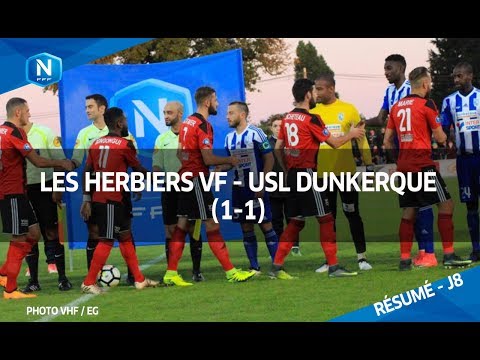 J8 : Les Herbiers VF - USL Dunkerque (1-1), le résumé
