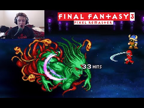 Final Fantasy 3 Pixel Remaster - Cloud of Darkness Fight - Dragon Slaying #13