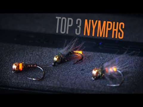 Top 3 Nymphs for Grayling and Trout (Hare's Ear, Red Tag and Pheasant Tail Nymphs) - Tie TV