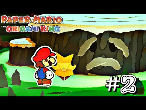 Toad Town and The Graffiti Underground! Paper Mario: The Origami King Gameplay Walkthrough -Part 2