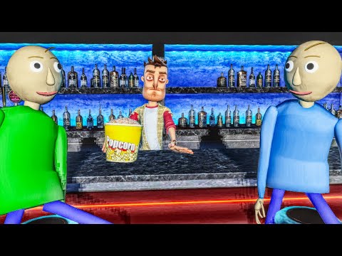 Baldi's Twin Brother Came to Town and Caused A Disaster in Gmod! (Garry's Mod Multiplayer Gameplay)