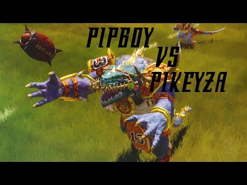 Bloodbowl vs Pikey: Lizards vs Humies