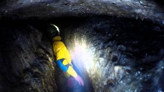 preview picture of video 'GoPro Heron Pot Cave Pull Through'