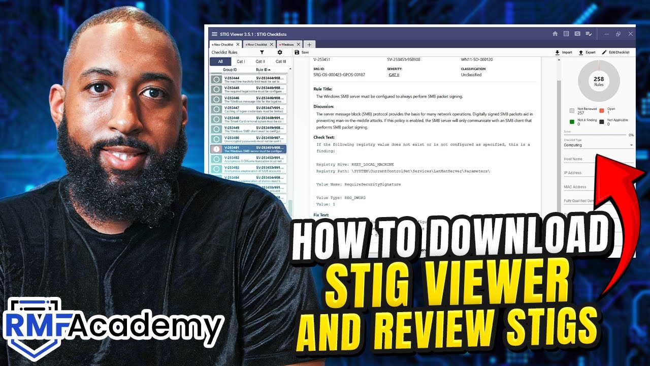How to Download STIG Viewer and Review STIGs