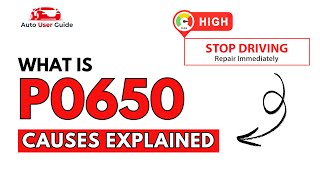 OBD Code p0650 Guide to Repair