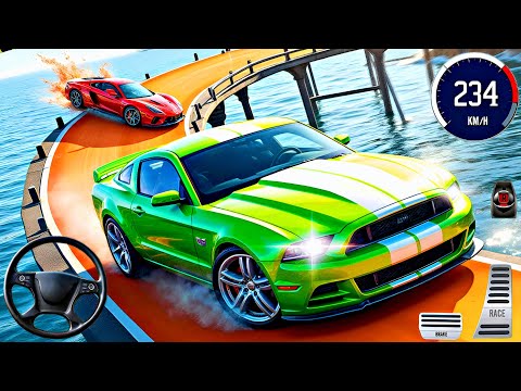 Mega Ramp Car Stunt Master Simulator - GT Impossible Car Stunts 2025 : Android Gameplay #3