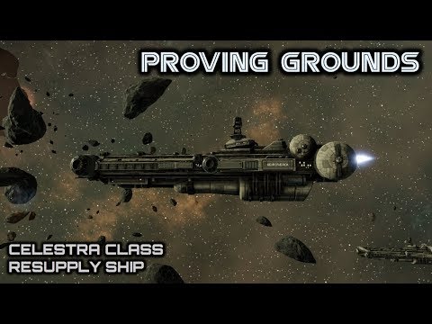 Battlestar Galactica: Celestra Class Resupply Ship - Deadlock Proving Grounds - Spacedock