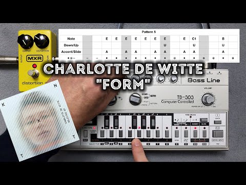 Charlotte de Witte "Form" – Roland TB-303 Pattern, MXR Distortion +, Behringer TD-3, ABL, Acid