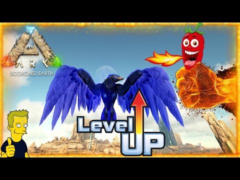 LEVEL UP PLAYER ONE !! ARK: Survival Evolved Scorched Earth The hot one with Added Spice EP28