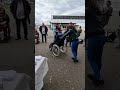 Paralyzed for ten years, this girl is paralyzed for the first time walking, moving. In Germany